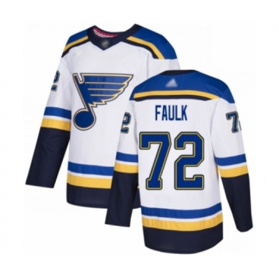 Men&#39;s St. Louis Blues #72 Justin Faulk Authentic White Away Hockey Jersey,comejerseys,cheap ...