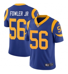 Youth Nike Los Angeles Rams #56 Dante Fowler Jr Royal Blue Alternate Vapor Untouchable Limited Player NFL Jersey