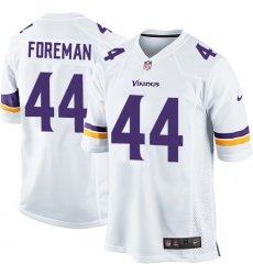 Men's Nike Minnesota Vikings #44 Chuck Foreman Game White NFL Jersey
