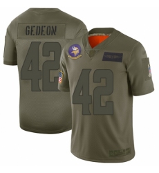 Men's Minnesota Vikings #42 Ben Gedeon Limited Camo 2019 Salute to Service Football Jersey