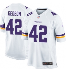 Men's Nike Minnesota Vikings #42 Ben Gedeon Game White NFL Jersey