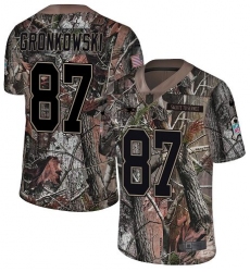Youth Nike New England Patriots #87 Rob Gronkowski Camo Untouchable Limited NFL Jersey
