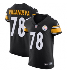 Men's Nike Pittsburgh Steelers #78 Alejandro Villanueva Black Team Color Vapor Untouchable Elite Player NFL Jersey