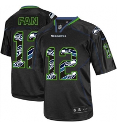 Youth Nike Seattle Seahawks 12th Fan Elite New Lights Out Black NFL Jersey Youth Nike Seattle Seahawks 12th Fan Elite New Lights Out Black NFL Jersey