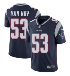 Men's Nike New England Patriots #53 Kyle Van Noy Navy Blue Team Color Vapor Untouchable Limited Player NFL Jersey