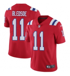Youth Nike New England Patriots #11 Drew Bledsoe Red Alternate Vapor Untouchable Limited Player NFL Jersey