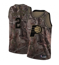 Women's Nike Indiana Pacers #2 Darren Collison Swingman Camo Realtree Collection NBA Jersey