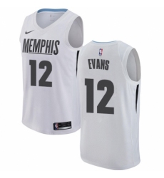 Youth Nike Memphis Grizzlies #12 Tyreke Evans Swingman White NBA Jersey - City Edition