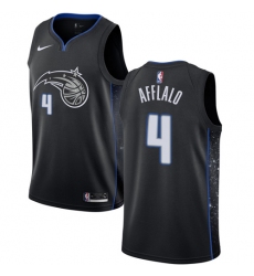 Youth Nike Orlando Magic #4 Arron Afflalo Swingman Black NBA Jersey - City Edition