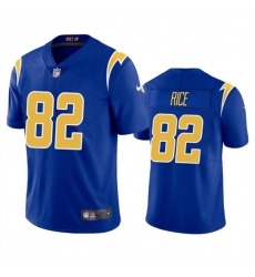 Men's Los Angeles Chargers #82 Brenden Rice Royal 2024 Draft Vapor Limited Football Stitched Jersey