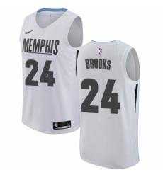 Youth Nike Memphis Grizzlies #24 Dillon Brooks Swingman White NBA Jersey - City Edition