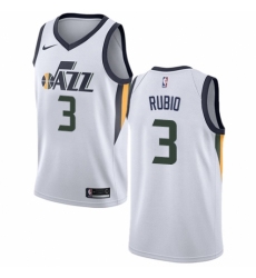 Women's Nike Utah Jazz #3 Ricky Rubio Authentic NBA Jersey - Association Edition
