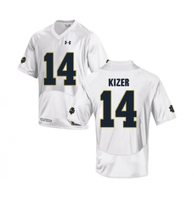 Notre Dame Fighting Irish 14 DeShone Kizer White College Football Jersey