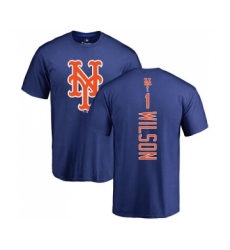 MLB Nike New York Mets #1 Mookie Wilson Royal Blue Backer T-Shirt
