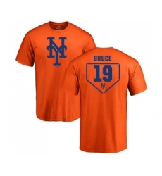 MLB Nike New York Mets #19 Jay Bruce Orange RBI T-Shirt