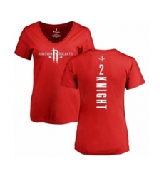 NBA Women's Nike Houston Rockets #2 Brandon Knight Red Backer T-Shirt