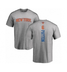 Basketball New York Knicks #6 Elfrid Payton Ash Backer T-Shirt