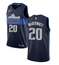 Women's Nike Dallas Mavericks #20 Doug McDermott Authentic Navy Blue NBA Jersey Statement Edition
