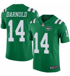 Youth Nike New York Jets #14 Sam Darnold Limited Green Rush Vapor Untouchable NFL Jersey