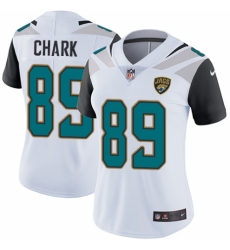 Women's Nike Jacksonville Jaguars #89 DJ Chark White Vapor Untouchable Limited Player NFL Jersey