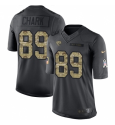 Youth Nike Jacksonville Jaguars #89 DJ Chark Limited Black 2016 Salute to Service NFL Jersey