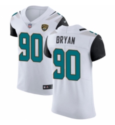 Men's Nike Jacksonville Jaguars #90 Taven Bryan White Vapor Untouchable Elite Player NFL Jersey