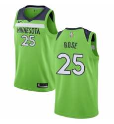 Youth Nike Minnesota Timberwolves #25 Derrick Rose Swingman Green NBA Jersey Statement Edition