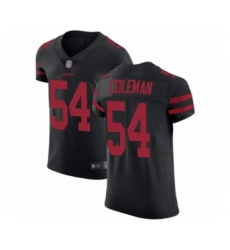 Men's San Francisco 49ers #54 Fred Warner Black Alternate Vapor Untouchable Elite Player Football Jersey