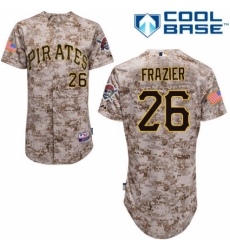Men's Majestic Pittsburgh Pirates #26 Adam Frazier Authentic Camo Alternate Cool Base MLB Jersey