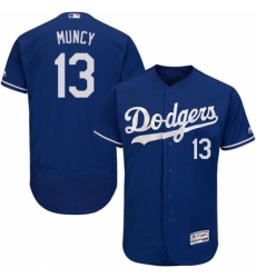 Men's Majestic Los Angeles Dodgers #13 Max Muncy Royal Blue Flexbase Authentic Collection MLB Jersey