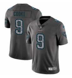 Youth Nike Jacksonville Jaguars #9 Logan Cooke Gray Static Vapor Untouchable Limited NFL Jersey