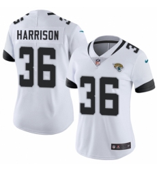 Women's Nike Jacksonville Jaguars #36 Ronnie Harrison White Vapor Untouchable Elite Player NFL Jersey