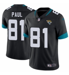 Men's Nike Jacksonville Jaguars #81 Niles Paul Teal Green Team Color Vapor Untouchable Limited Player NFL Jersey