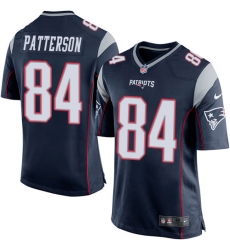 Men's Nike New England Patriots #84 Cordarrelle Patterson Game Navy Blue Team Color NFL Jersey