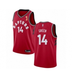 Youth Toronto Raptors #14 Danny Green Swingman Red 2019 Basketball Finals Champions Jersey - Icon Edition