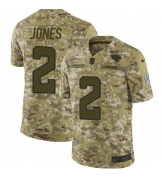 Men's Nike Jacksonville Jaguars #2 Landry Jones Limited Camo 2018 Salute to Service NFL Jersey