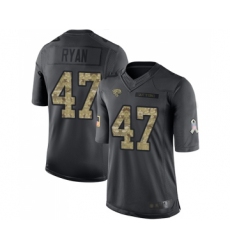 Youth Jacksonville Jaguars #47 Jake Ryan Limited Black 2016 Salute to Service Football Jersey