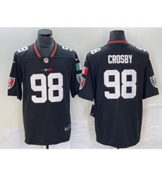 Men's Las Vegas Raiders #98 Maxx Crosby Black Mexico Vapor Stitched Jersey