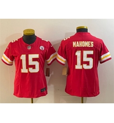 Women's Kansas City Chiefs #15 Patrick Mahomes Red 2023 F.U.S.E. Vapor Untouchable Limited Football Stitched Jersey