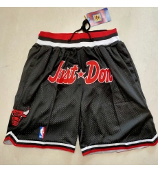 Men's Chicago Bulls Black Shorts