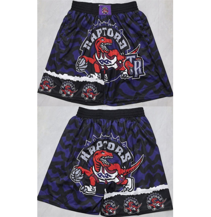 Men's Toronto Raptors Black Shorts (Run Small)