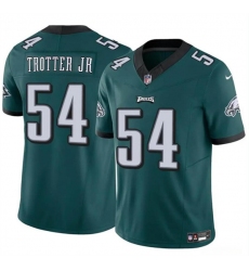 Men's Philadelphia Eagles #54 Jeremiah Trotter Jr Green 2024 Draft F.U.S.E. Vapor Untouchable Limited Football Stitched Jersey