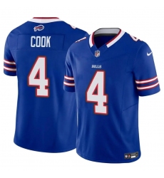 Men's Buffalo Bills #4 James Cook Blue 2023 F.U.S.E. Vapor Untouchable Limited Football Stitched Jersey