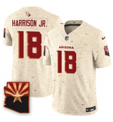 Men's Arizona Cardinals #18 Marvin Harrison Jr. 2025 F.U.S.E. “Rivalries” Vapor Untouchable Limited Football Stitched Jersey