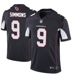 Men's Nike Arizona Cardinals #9 Isaiah Simmons Black Alternate Stitched NFL Vapor Untouchable Limited Jersey