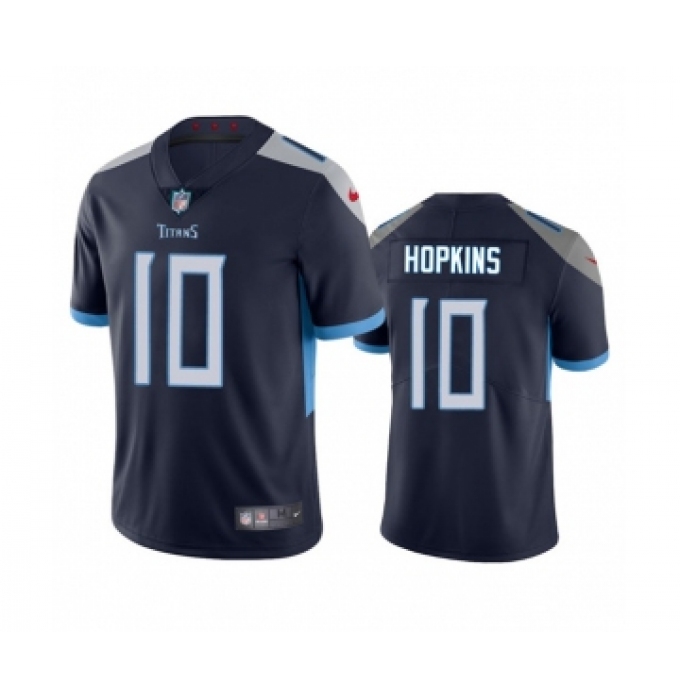 Men's Nike Tennessee Titans #10 DeAndre Hopkins Navy Vapor Untouchable Stitched Jersey