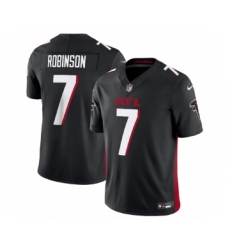 Men's Nike Atlanta Falcons #7 Bijan Robinson Black 2023 F.U.S.E. Vapor Untouchable Limited Football Stitched Jersey
