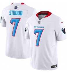 Men's Houston Texans #7 C.J. Stroud White 2024 F.U.S.E. Limited Football Stitched Jersey