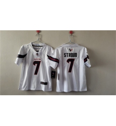 Women's Houston Texans #7 C.J. Stroud White Vapor Untouchable Limited Stitched Jersey (Run Small) Women's Houston Texans #7 C.J. Stroud White Vapor Untouchable Limited Stitched Jersey (Run Small)