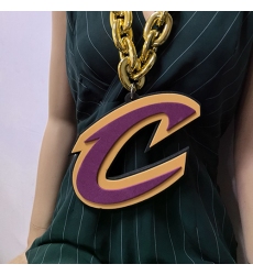 Cleveland Cavaliers Fan Chain, NBA fans, Team Logo Big necklace,  large  pendant, Medal gift clothing tag Accessories